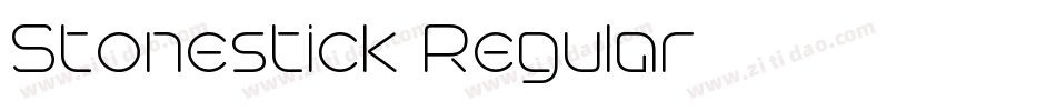 Stonestick Regular字体转换